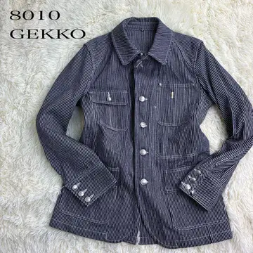 8010 GEKKO 네이비 은사 스트라이프 자켓
