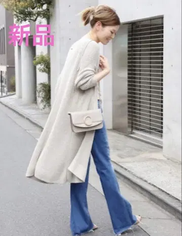 새상품 두지엠 클라세 Lily Linen 롱 가디건
