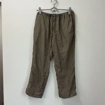 Hanes 안감 플리스 이지 팬츠 카키 남성용 방한 룸웨어