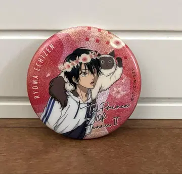 [ 테니프리 ] 신 테니스의 왕자님 에치젠 료마 캔뱃지 꽃 왕관 글리터