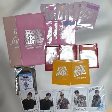 FANTASTICS 굿즈 세트 아크릴 스탠드, 포토 카드 etc -