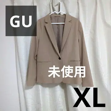 GU 베이지 워셔블 테일러드 자켓 XL