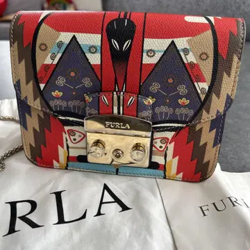 [레어] FURLA 메트로폴리스 숄더백 빨간색