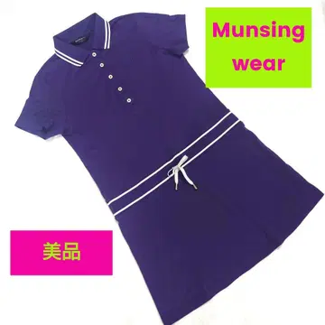 먼싱웨어 Munsingwear 골프 원피스 L 보라색 폴로