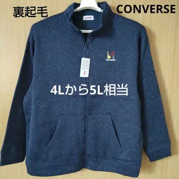 새상품 4L~5L 상당 남성용 CONVERSE 속기모 지퍼 자켓 2
