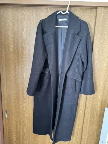 MOUSSY 블랙 롱 코트 L 사이즈