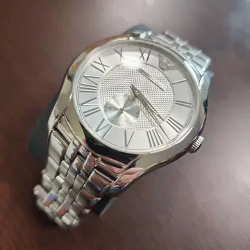 EMPORIO ARMANI AR1708 실버 손목시계 케이스 없음