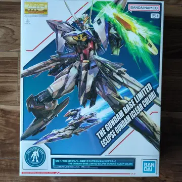 MG 1/100 건담베이스 한정판 이클립스 건담 [ 클리어 컬러 ]