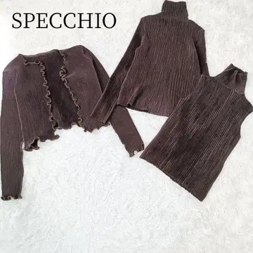 3세트 [ SPECCHIO ] 앙상블 플리츠 무지 레이어드