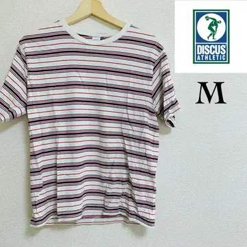 DISCUS ATHLETIC 스트라이프 티셔츠 M