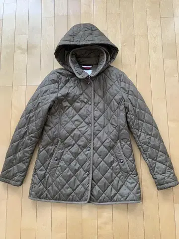 [ 새상품급 ] TOMMY HILFIGER 퀼팅 코트 올리브 그린