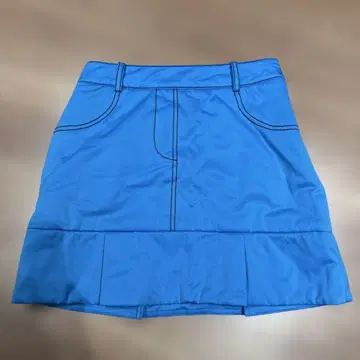 파란색 플리츠 스커트 여성용 골프 아르치비오