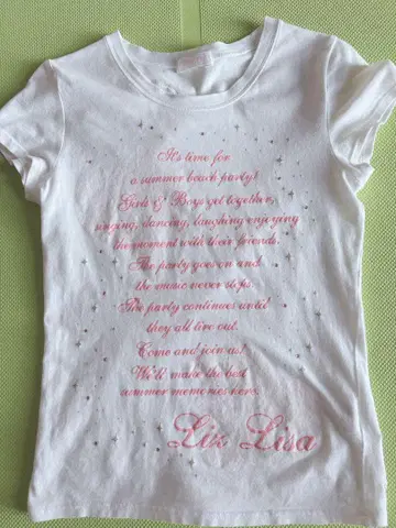 LIZ LISA 여름 파티 T셔츠