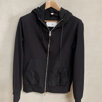 PMDS 블랙 풀 지퍼 후디 셋업