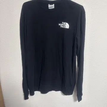 THE NORTH FACE 블랙 긴팔 티셔츠 L