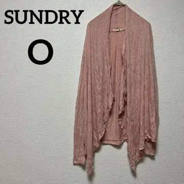 SUNDRY [ O ] 핑크 가디건 멋스럽고 귀여운
