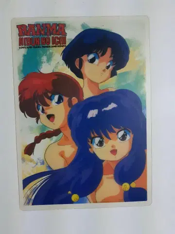 란마 1/2 다카하시 루미코 애니메이션 캐릭터 굿즈 A4 사이즈