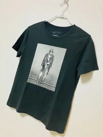 Kurt Cobain 그래픽 T셔츠 블랙