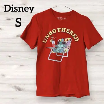 Disney [ S ] 스티치 빨간색 T셔츠