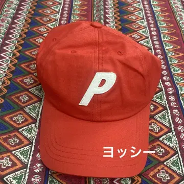 팔라스 빨간색 P 로고 야구 모자