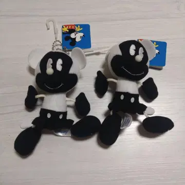 미키마우스 봉제 인형 블랙 화이트