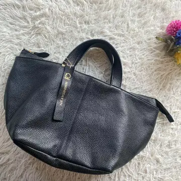 MARINEDAY 마린데이 슈링크 레더 토트백 블랙