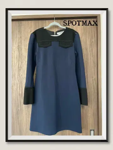 SPOTMAX 네이비 블랙 원피스 S