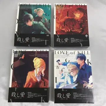 살육의 사랑 초회 생산판 전 4권 세트 DVD
