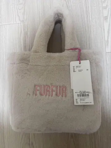 furfur 에코 퍼 토트백 LGRY