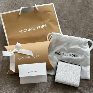 [ 미사용 새상품 종이 봉투 랩핑 포함 ] 마이클코어스 접이식 지갑