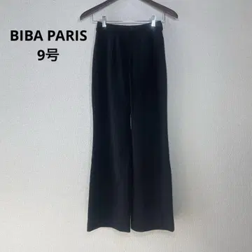 BIBA PARIS 팬츠 세미 와이드 블랙 9호