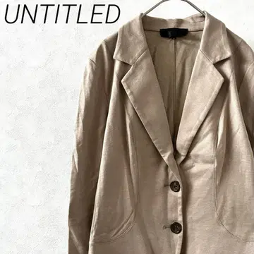 UNTITLED 테일러드 자켓 싱글 심플 겉옷 일본제