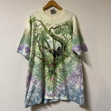USA LIQUID BLUE 타이 다이 셔츠 1992년