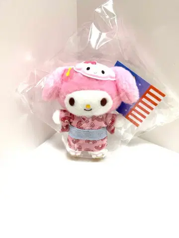 새상품 산리오 마이멜로디 캐릭터 모음 여름 축제! 마스코트 홀더 유카타