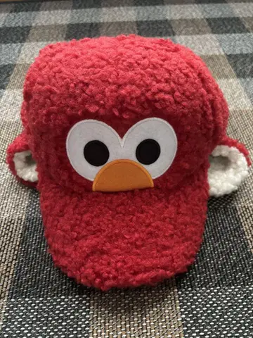 엘모 플리스 모자 빨간색 USJ