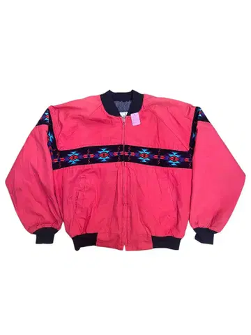 80s usa제 네이티브 무늬 덕 자켓