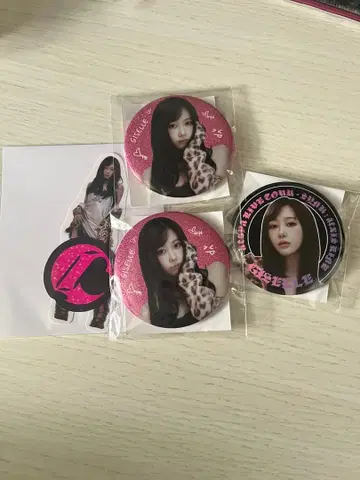 aespa 랜덤 토이 지젤 캔뱃지 씰