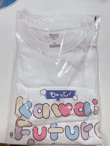 KawaiiFutureLive XL 화이트 T셔츠