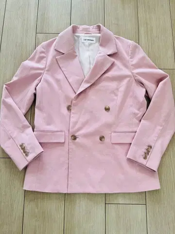 LILY BROWN 핑크 테일러드 자켓 ONE SIZE