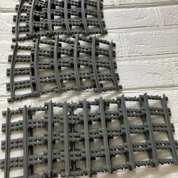 LEGO 레일 세트 곡선 10개 + 직선 8개