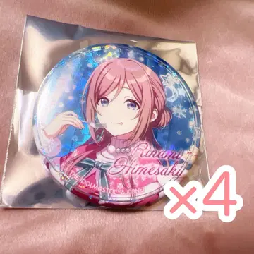 학원 아이돌 마스터 히메사키 리나미 캔뱃지 4개 세트