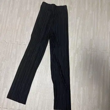 machatt 플리츠 팬츠 BLACK
