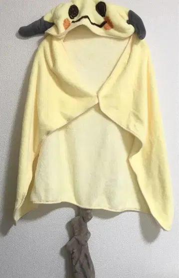 포켓몬 미미큐 후드 부착 담요 제일복권 판초