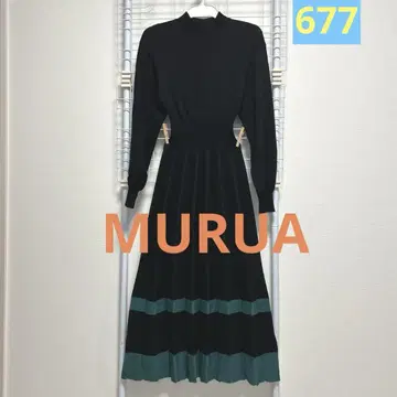 MURUA 니트 롱 원피스