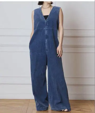 새상품 미사용 IENA LA BOUCLE 데님 올인원