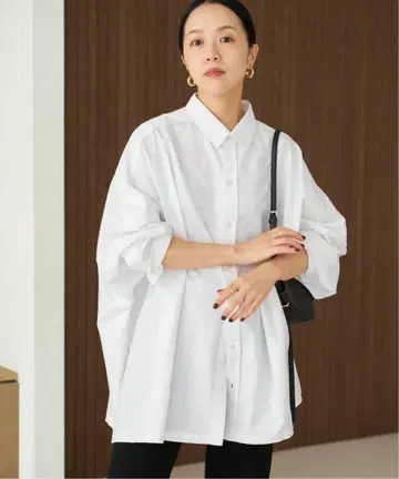 [미사용 새상품] plage Light OX Poncho 셔츠
