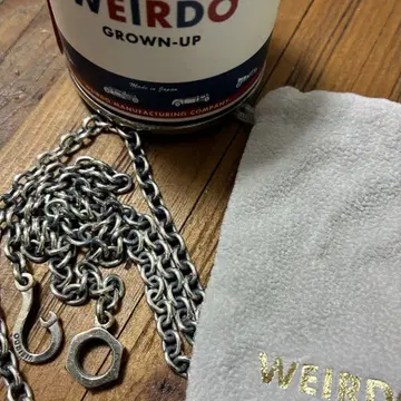WEIRDO 너트 체인 SILVER 60cm