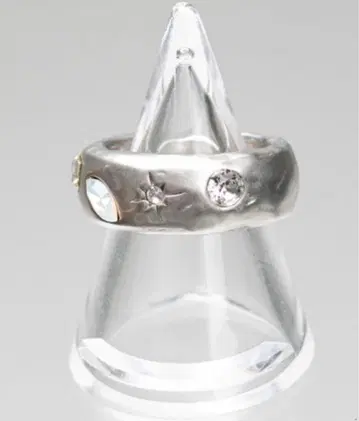 whim Stone Embed Ring 컬러풀 스톤 반지 실버 9호