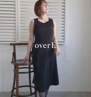 overE 슬리브리스 원피스 96 차콜