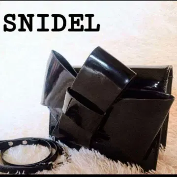 [ 새상품급 ] snidel 리본 디자인 숄더백 2way 파티